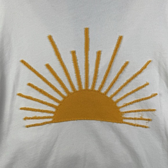 Faherty Sweater Womens XL Daybreak Oversize Hoodie Terry Beach Walk Casual - Picture 9 of 9